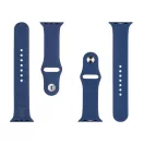 Tactical 838 Apple Watch 1/2/3/4/5/6/7/8/9/10/SE 42/44/45/49mm szilikon szíj, kék