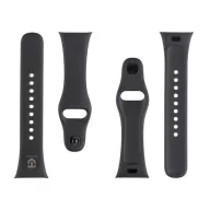   Tactical 844 szilikon szíj, Redmi Watch 3 szilikon szíj, fekete