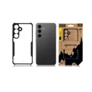 Tactical Quantum Stealth Samsung Galaxy S24 hátlap tok, átlátszó/fekete