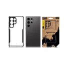 Tactical Quantum Stealth Samsung Galaxy S24 Ultra hátlap tok, átlátszó/fekete