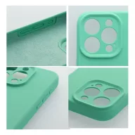 2mm Apple iPhone 14 Pro szilikon hátlap tok, mentazöld
