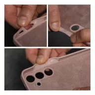   2mm Samsung Galaxy A15 5G / A15 4G szilikon hátlap tok, világos rózsaszín