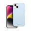 Roar Apple iPhone 14 prémium szilikon tok velúr béléssel, világoskék