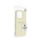 Roar Apple iPhone 14 prémium szilikon tok velúr béléssel, világossárga