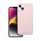 Roar Apple iPhone 14 Plus prémium szilikon tok velúr béléssel, világos rózsaszín