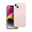 Roar Apple iPhone 14 Plus prémium szilikon tok velúr béléssel, világos rózsaszín