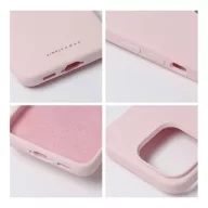   Roar Apple iPhone 14 Plus prémium szilikon tok velúr béléssel, világos rózsaszín
