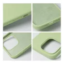 Roar Apple iPhone 14 Plus prémium szilikon tok velúr béléssel, világoszöld