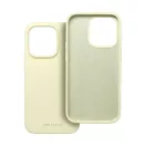 Roar Apple iPhone 14 Plus prémium szilikon tok velúr béléssel, világossárga