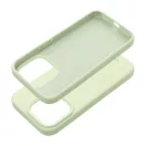 Roar Apple iPhone 15 Pro prémium szilikon tok velúr béléssel, világoszöld