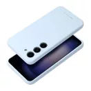 Roar Samsung Galaxy S23 5G prémium szilikon tok velúr béléssel, világoskék