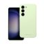 Roar Samsung Galaxy S23 5G prémium szilikon tok velúr béléssel, világoszöld