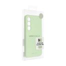 Roar Samsung Galaxy S23 5G prémium szilikon tok velúr béléssel, világoszöld