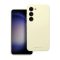 Roar Samsung Galaxy S23 5G prémium szilikon tok velúr béléssel, világossárga