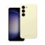 Roar Samsung Galaxy S23 5G prémium szilikon tok velúr béléssel, világossárga