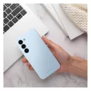 Roar Samsung Galaxy S24 Ultra 5G prémium szilikon tok velúr béléssel, világoskék