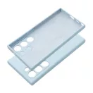 Roar Samsung Galaxy S24 Ultra 5G prémium szilikon tok velúr béléssel, világoskék