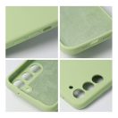 Roar Samsung Galaxy A15 4G / A15 5G prémium szilikon tok velúr béléssel, világoszöld