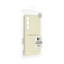 Roar Samsung Galaxy A15 4G / A15 5G prémium szilikon tok velúr béléssel, világossárga