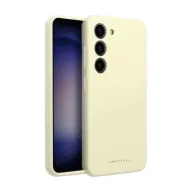   Roar Samsung Galaxy A05s prémium szilikon tok velúr béléssel, világossárga