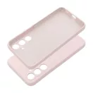 Roar Samsung Galaxy A35 5G prémium szilikon tok velúr béléssel, világos rózsaszín