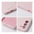 Roar Samsung Galaxy A35 5G prémium szilikon tok velúr béléssel, világos rózsaszín