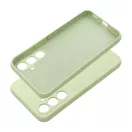 Roar Samsung Galaxy A35 5G prémium szilikon tok velúr béléssel, világoszöld