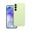 Roar Samsung Galaxy A55 5G prémium szilikon tok velúr béléssel, világoszöld