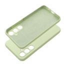 Roar Samsung Galaxy A55 5G prémium szilikon tok velúr béléssel, világoszöld