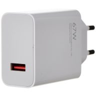   Xiaomi MDY-12-EU USB-A hálózati töltő adapter, 67W, fehér