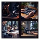 Nillkin Bumper Pro Apple iPad Pro 13 2024 / 2025 oldalra nyíló tok, fekete