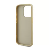   Karl Lagerfeld Wrinkled PU Signature Logo Apple iPhone 15 Pro Max hátlap tok, arany