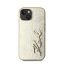 Karl Lagerfeld Wrinkled PU Signature Logo Apple iPhone 15 hátlap tok, arany