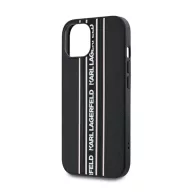   Karl Lagerfeld PU Saffiano Athleisure Apple iPhone 15 hátlap tok csuklópánttal, rózsaszín