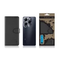   Tactical Field Notes Infinix Hot 40 Pro, flip/oldalra nyíló tok, fekete