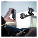 Energea AirLock univerzális autós tartó vezetéknélküli töltéssel, szélvédőre, fekete