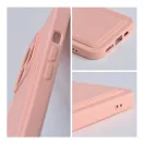 Apple iPhone 16 Plus kártyatartós szilikon tok, rózsaszín
