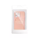 Apple iPhone 16 Plus kártyatartós szilikon tok, rózsaszín