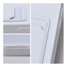 Apple iPhone 16 Plus kártyatartós szilikon tok, fehér