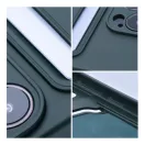 Apple iPhone 16 Pro Max kártyatartós szilikon tok, zöld