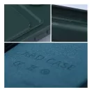 Apple iPhone 16 Pro Max kártyatartós szilikon tok, zöld