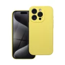 2mm Apple iPhone 16 Plus szilikon hátlap tok, sárga