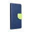 Fancy Apple iPhone 16 Plus flip tok, kék/lime
