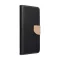 Fancy Apple iPhone 16 Pro Max flip tok, fekete/arany