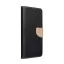 Fancy Apple iPhone 16 Pro Max flip tok, fekete/arany
