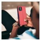 Fancy Apple iPhone 16 Pro Max flip tok, piros/kék