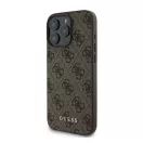 Guess 4G Classic Apple iPhone 16 Pro hátlap tok, barna GUHCP16LG4GFBR