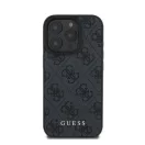Guess 4G Classic Apple iPhone 16 Pro hátlap tok, fekete/barna GUHCP16LG4GFGR