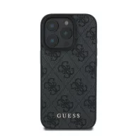   Guess 4G Classic Apple iPhone 16 Pro hátlap tok, fekete/barna GUHCP16LG4GFGR