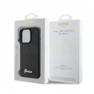 Guess 4G Classic Apple iPhone 16 Pro hátlap tok, fekete/barna GUHCP16LG4GFGR